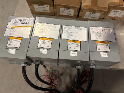 (4) Jefferson Electric electric transformers