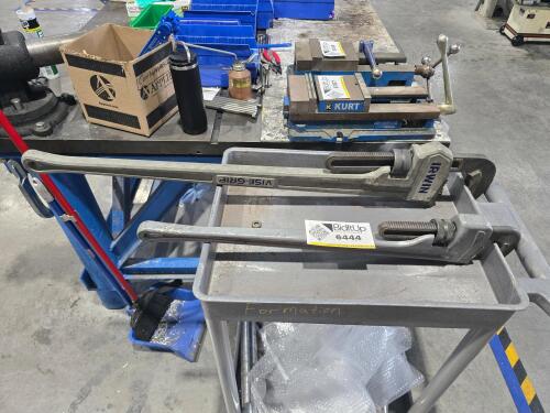 (2) Large Pipe Wrenches
