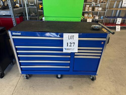 INTERNATIONAL MOBILE TOOL CHEST W/ 10 DRAWER (LOCATION: BACKROOM GIGAFACTORY)