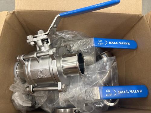 (3) 2 1/2&rdquo; BALL VALVES<br/>(LOCATION: CATHODE MIXING WAREHOUSE)