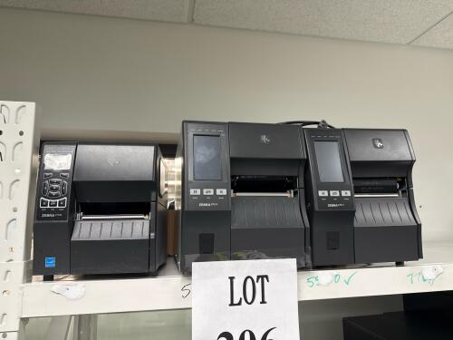 (2) ZEBRA LABEL PRINTERS ZT411, (1) ZEBRA LABEL PRINTER ZT230 [LOCATION: B151 IT ROOM]