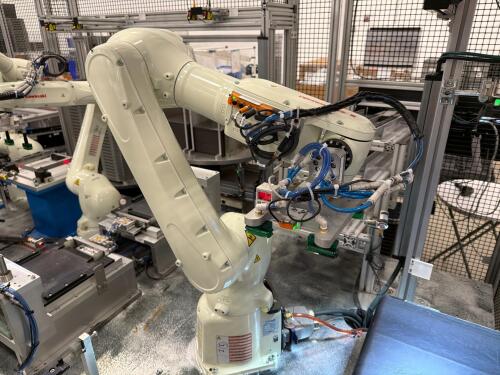 Kawasaki Robot Controller, Kawasaki HMI Programming Pendant, & Kawasaki Robot Arm