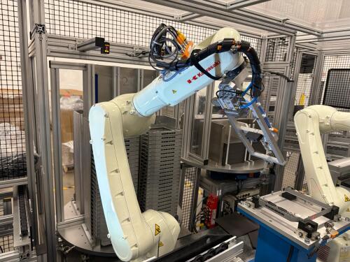 Kawasaki Robot Controller, Kawasaki HMI Programming Pendant, & Kawasaki Robot Arm