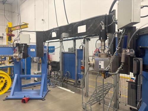 Leak test, welding assembly