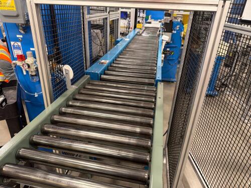 Hytrol Model 199-CRR chain-driven roller conveyors