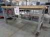 ROLLING WOOD TOP WORK TABLE 72x30x34in - 2