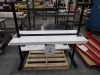 LOT OF 3 WOOD TOP TRAINING TABLES 60x25x29in - 2