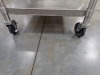 ROLLING STAINLESS STEEL WORK TABLE 72x30x36in - 3