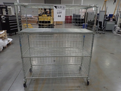 AMCO ROLLING STORAGE RACK 60x24x70in