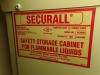 SECURALL M-A390 90gal FLAMMABLE LIQUID STORAGE CABINET - 3