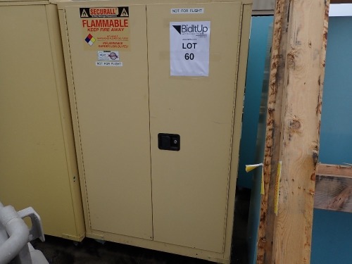 SECURALL M-A190 90gal FLAMMABLE LIQUID STORAGE CABINET