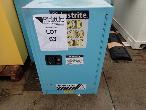 JUSTRITE 891222 12gal ACID AND CORROSIVE STORAGE CABINET