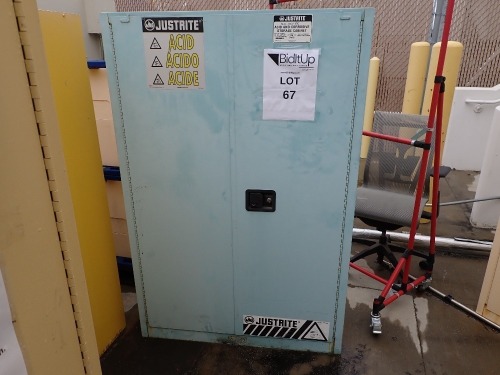 JUSTRITE 894522 45gal ACID AND CORROSIVE STORAGE CABINET