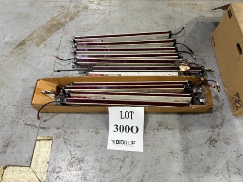 Lot of (13) Misc. Used Shadow 8 Light Curtains