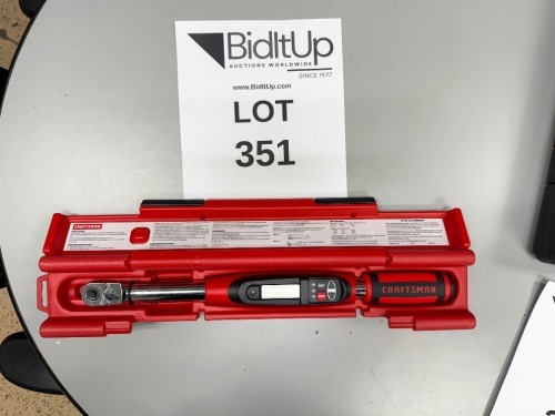 CRAFTSMAN Torque Wrench, MODEL 47711, 10-100 FT-LES