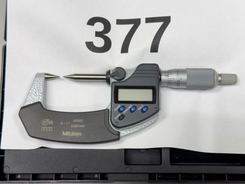 Mitutoyo Digital Point micrometer 0-1" No. 342-361