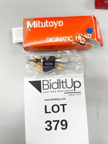 Mitutoyo 350-252-10 - MIC HEAD, DIG, 0-25MM, DIGIMATIC MICROMETER HEAD, SERIES 350