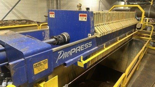 Pacific Press Co. Filter Press - LATE REMOVAL