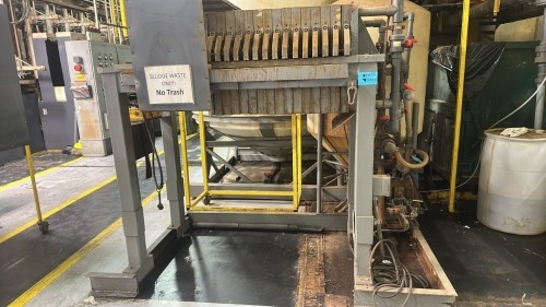 A Brite Company Filter Press - LATE REMOVAL