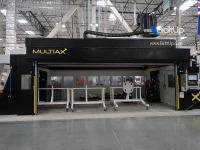 2020 MULTIAX MODEL: MULTIAX A, 5-AXIS HEAVY DUTY CLOSED STRUCTURE HIGH RAIL GRANTY TYPE CNC MACHINE, PRODUCTION ORDER: A0105-7232, SERIAL. NO. : A01051019, (WHITE METAL TABLES AND LARGE METAL FRAMES ARE NOT PART OF LOT)