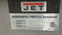 JET HVBS-712D Horizontal/Vertical Bandsaw, 7"x12" Cutting Capacity - 4