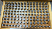 Meyer Pin Gauge Library, Model M-1mm to M-4mm Plus, Size Range 1.52mm to 17.80mm, With 4-Drawer Wood Cabinet - 4