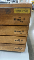 Meyer Pin Gauge Library, Model M-1mm to M-4mm Plus, Size Range 1.52mm to 17.80mm, With 4-Drawer Wood Cabinet - 6