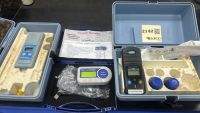LOT (3) REFRACTOMETER AND POCKET COLORIMETERS, (1) HACH II, (1) BETZ, and (1) SPER SCIENTIFIC