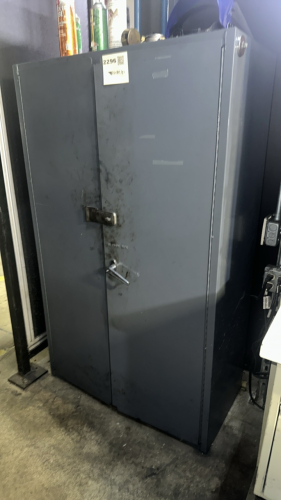 LOT DURHAM HEAVY DUTY STORAGE CABINET , (NO CONTENTS)