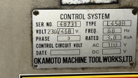 Okamoto Grind-X Linear450B Surface Grinder, Serial No 48731, 230/460V - 11