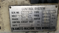 Okamoto Grind-X Linear 6-18B Surface Grinder, Serial No 48234, 230/460V - 8