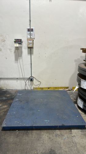 Optima OP-900A INDICATOR WITH Industrial Floor Scale, 59&rdquo; x 59&rdquo; Platform