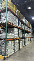 LOT (16) SEC. OF ASST'D PALLET RACKING WITH (110) BEAMS, (110) WIRE TRAYS, UPRIGHT ARE APPORX. 20&rsquo; FT HEIGHT, 3 UPRIGHT ARE APPROX. 16' FT HEIGHT, 42&rdquo; W - 4