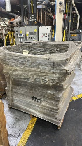 LOT 1 PALLET OF PALLET RACKING WIRE TRAYS