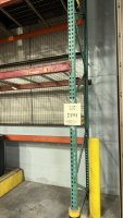 LOT (9) SEC. Of ASST'D PALLET RACKING, WITH (80) BEAMS, (70) WIRE TRAYS, UPRIGHTS ARE APPROX. 19&rsquo; FT HEIGHT X 42&rdquo; W, WIRE MESH iIN BACK - 2