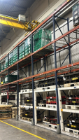 LOT (15) SEC. OF ASST'D PALLET RACKING WITH (64) BEAMS, (64) WIRE TRAYS, UPRIGHT ARE APPORX. 20&rsquo; FT HEIGHT, 42&rdquo; W, WIRE MESH BACK - 3