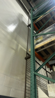 LOT (15) SEC. OF ASST'D PALLET RACKING WITH (64) BEAMS, (64) WIRE TRAYS, UPRIGHT ARE APPORX. 20&rsquo; FT HEIGHT, 42&rdquo; W, WIRE MESH BACK - 10
