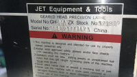 JET GH-1440ZX GEARED HEAD PRECISION LATHE, 91&rdquo; L x 23 1/2&rdquo; D x 50 1/2&rdquo; H - 8