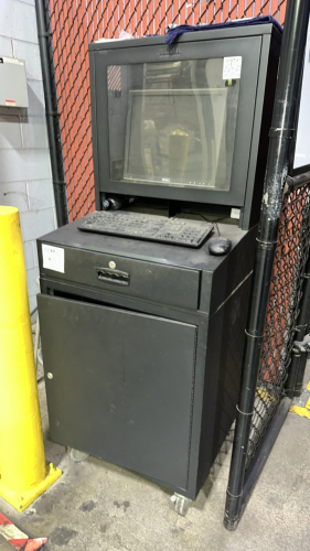 GLOBAL MOBILE COMPUTER CABINET, 24 1/2&rdquo; W x 22 1/2&rdquo; D x 63&rdquo; H