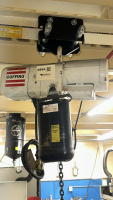 COFFIN 1 TON ELECTRIC CHAIN HOIST WITH POWER LIFT MAGNET