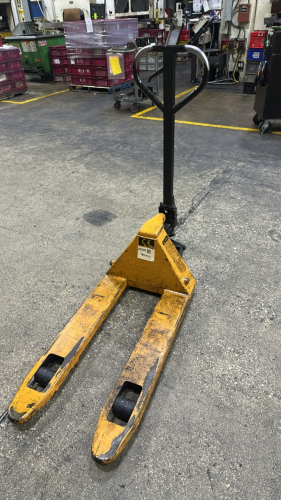 GLOBAL PALLET JACK, 34&rdquo; LONG FORKS
