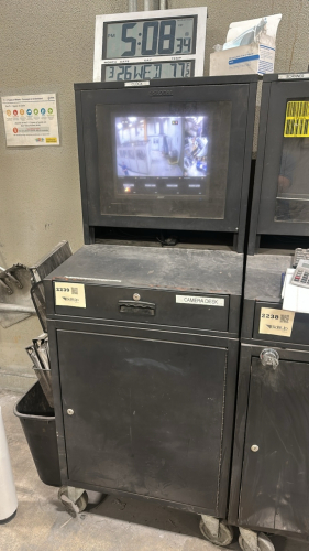 GLOBAL MOBILE COMPUTER CABINET, 24 1/2&rdquo; W x 22 1/2&rdquo; D x 63&rdquo; H
