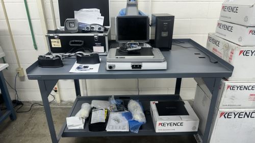 KEYENCE XM-M1200 HANDHELD PROBE COORDINATE MEASURING MACHINE, SERIAL NO.: #9B020009