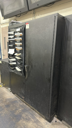 JAMCO HEAVY DUTY STORAGE CABINET WITH BIN MOUNTS