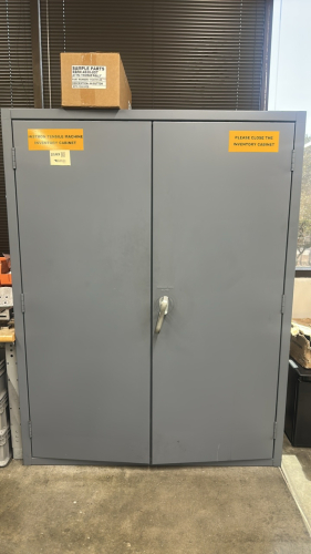DURHAM HEAVY DUTY BIN STORAGE CABINET WITH ASST'D BOLTS