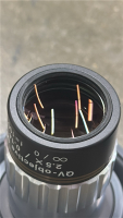 LOT (3) MITUTOYO OBJECTIVES, (2) MITUTOYO QV-OBJECTIVE SL 2.5x / 0.14, F=100, (1) QV-OBJECTIVE 1X / 0.055, F=100 - 5
