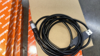LOT (4) MITUTOYO 06AFM380E USB- INPUT TOOL DIRECT CABLES AND (1) MITUTOYO 02AUD500 MODUAL - 2