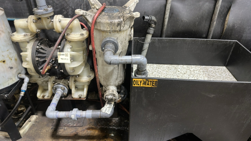 PUMP SYSTEM WITH SandPiper Air-Operated Diaphragm Pump, Model S15B3P2PPAS000, AND