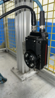 SEATBELT TESTING STATION WITH (2) KEYENCE VISION SENSORS AND AUTOMATION DIRECT SCREEN - 4