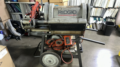 RIDGID 1224 Pipe Threading Machine, 120V, 15A